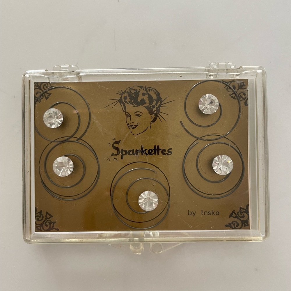 Vintage “Sparkettes” Hair Jewelry NEW